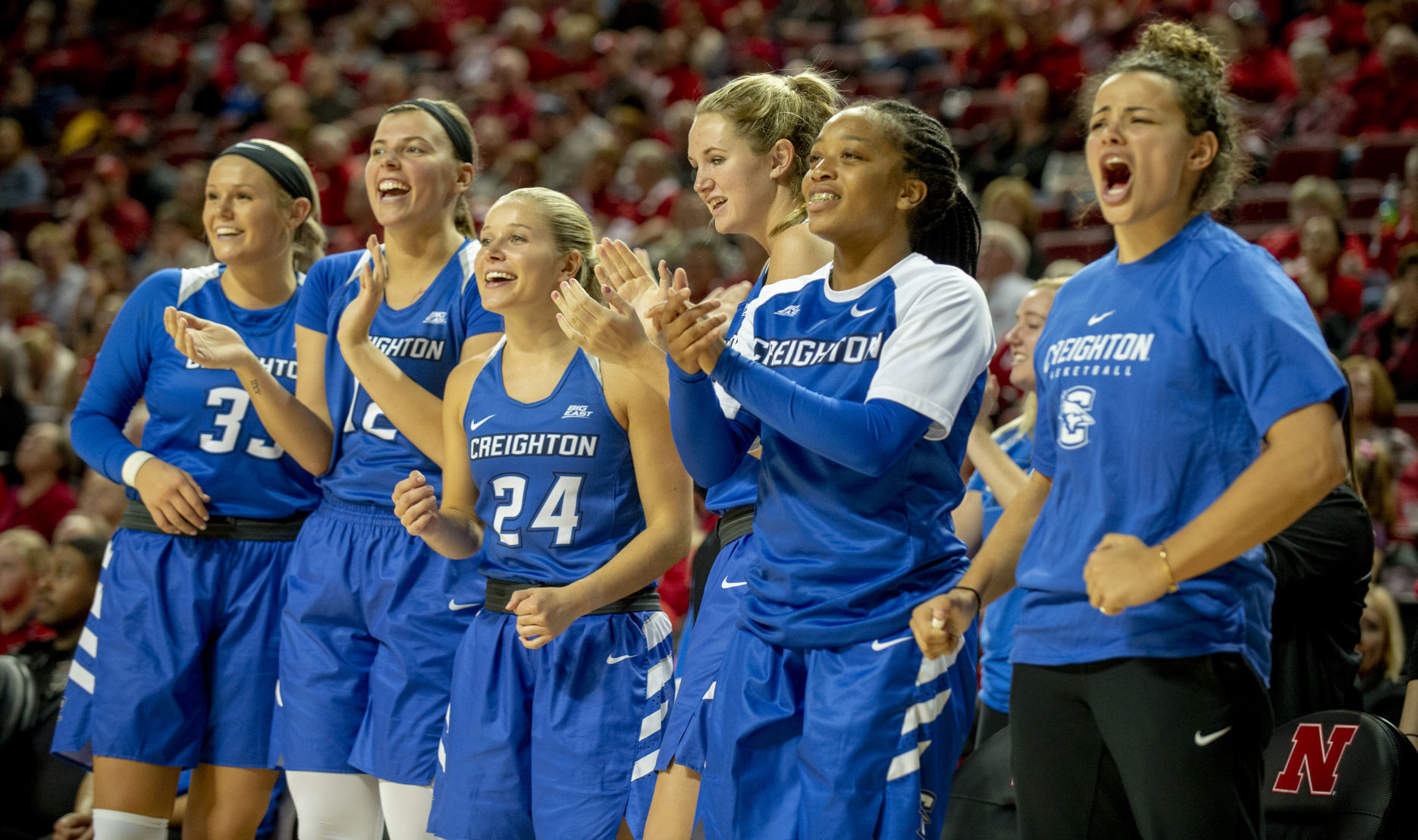 NU vs. Creighton women's basketball, 11.24